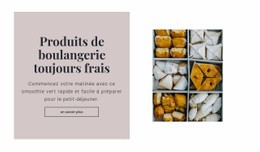 Produits De Boulangerie Toujours Frais - Créateur De Sites Web