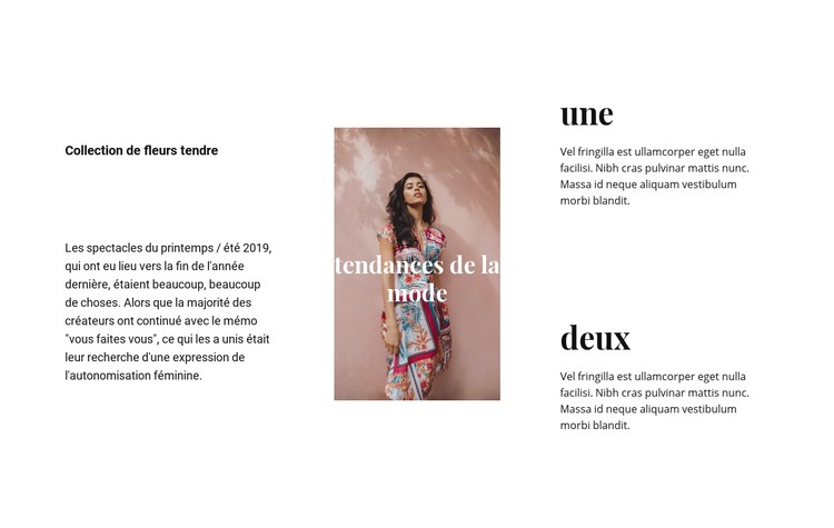 Robes et jupes Modèle CSS