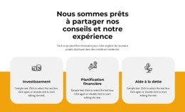 Partager Une Expérience - Modèle HTML5 Personnalisé