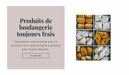 Produits De Boulangerie Toujours Frais – Modèle Joomla 2024