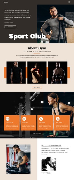 Convenient Personal Training Programs - Basic HTML Template