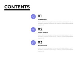 Content - One Page Template