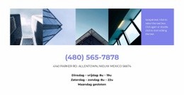 Foto'S En Contacten Website-Ontwerp