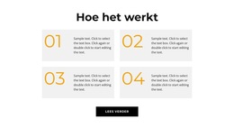 Belangrijke Stappen - Websitesjabloon Downloaden