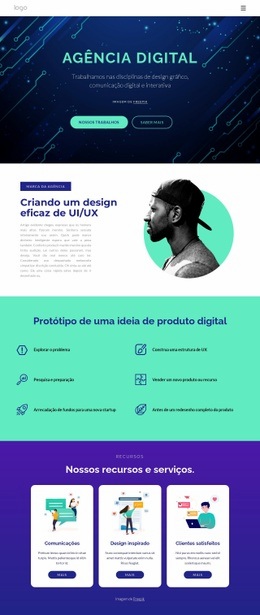 Agência Especializada Em Mídias Sociais - Construtor De Sites Profissionais Personalizáveis