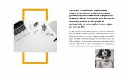 Quais São As Tendências - Modelo De Site Pessoal