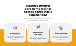 Compartilhar Experiência - Modelo De Página De Destino