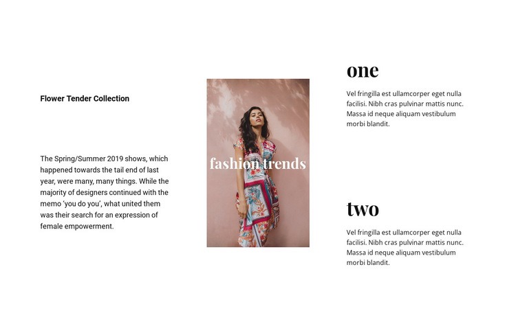 Dresses and skirts Squarespace Template Alternative