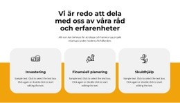 Dela Erfarenheter - Anpassningsbar Professionell Design