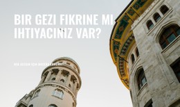 Bir Gezi Fikrine Ihtiyacınız Var Tek Sayfalı Web Sitesi