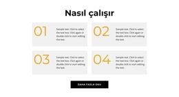 Önemli Adımlar - HTML Şablonunun Indirildiği Site