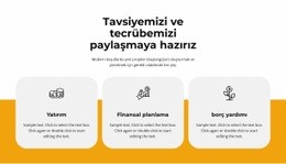 Deneyimi Paylaşın - Online HTML Page Builder