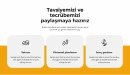 Deneyimi Paylaşın - Özel HTML5 Şablonu