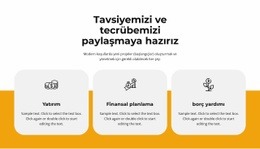 Deneyimi Paylaşın - Web Sayfası Maketi Oluşturun