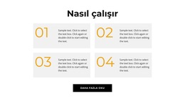 Önemli Adımlar - Web Sitesi Şablonunu Indirme