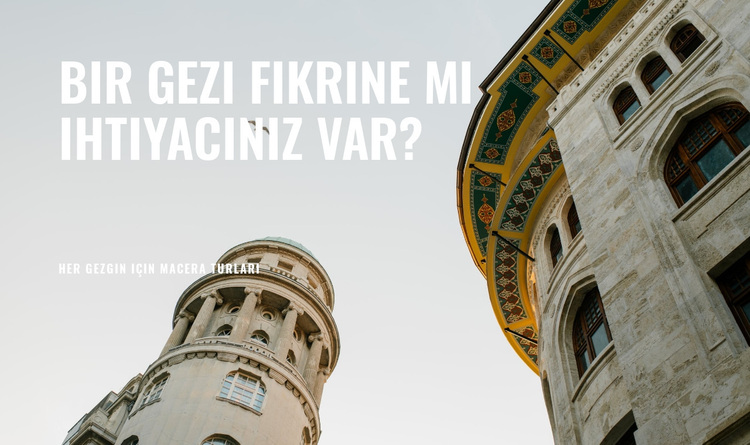 Bir gezi fikrine ihtiyacınız var WordPress Teması