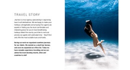 Ideal Diving Spots - Simple Web Page Design