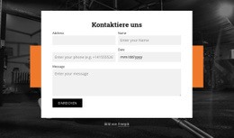 Premium-HTML5-Vorlage Für Formular Mit Zwei Spalten