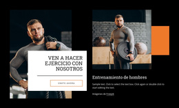 Ven A Hacer Ejercicio Con Nosotros - Tema Gratuito De WordPress