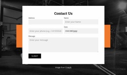 Multipurpose Homepage Design For Form With Two Columns