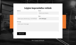 Kapcsolatfelvételi Űrlap