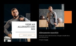 Vieni Ad Allenarti Con Noi - HTML Page Maker