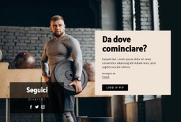 Guarda I Nostri Istruttori In Azione Modello Di Sito Web HTML CSS