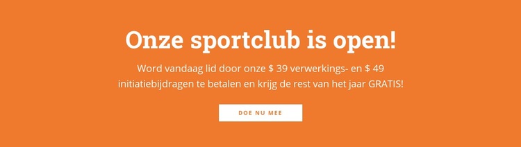 Tekst met kop en knop Website mockup