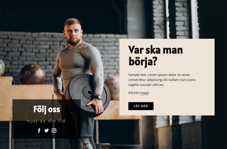 Se våra instruktörer i aktion Mall