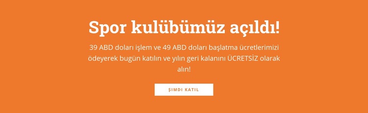 Başlık ve düğme içeren metin Açılış sayfası