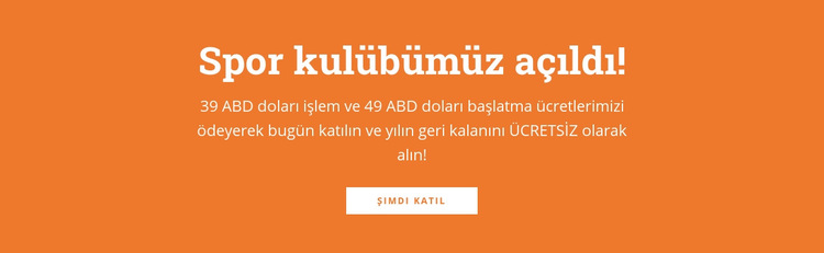 Başlık ve düğme içeren metin Web Sitesi Şablonu