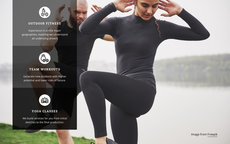 Build muscle and lose fat Webflow Template Alternative
