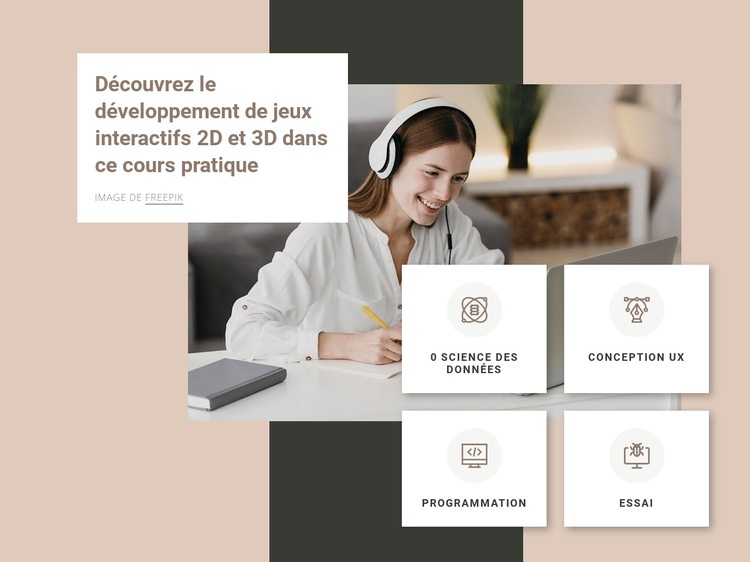 Cours de modélisation 3D Créateur de site Web HTML