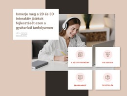 3D Modellező Tanfolyamok - Reszponzív Weboldal Tervezés