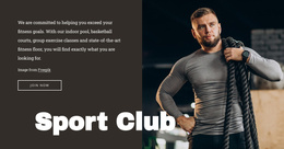 Gym With A Pool Joomla Template 2024
