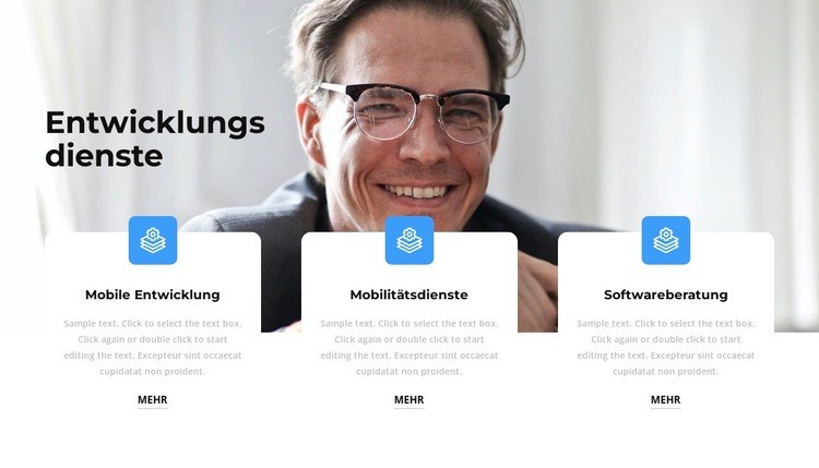 Anwendungsentwicklungsdienste HTML Website Builder