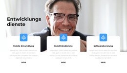 Exklusive HTML5-Vorlage Für Anwendungsentwicklungsdienste