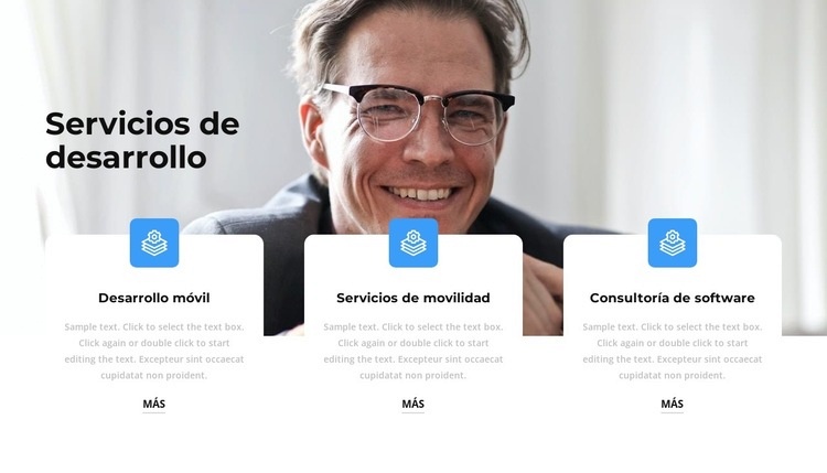 Servicios de desarrollo de aplicaciones Plantillas de creación de sitios web