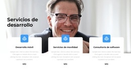 Diseño De Sitio Web Para Servicios De Desarrollo De Aplicaciones