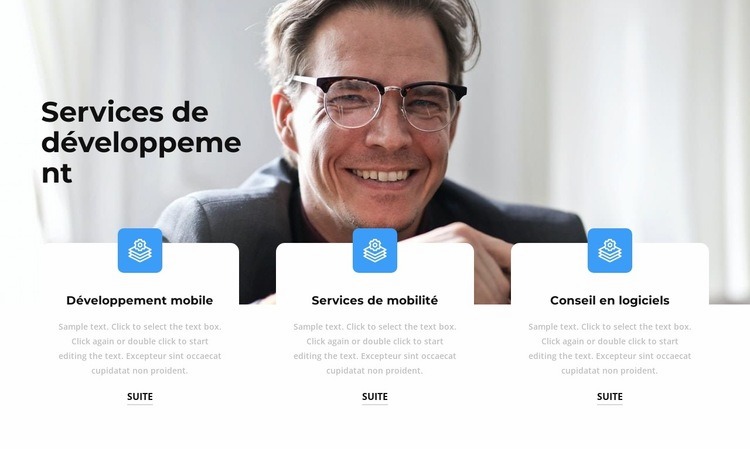 Service de développement d'applications Créateur de site Web HTML