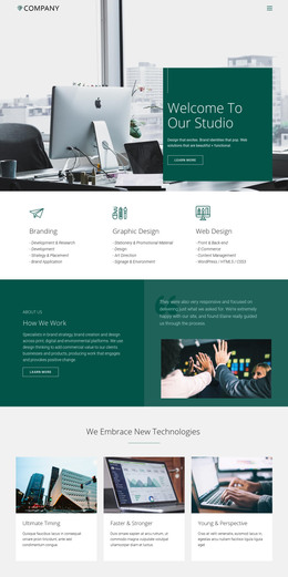 Trusty Relations In Business - Creative Multipurpose Homepage Design