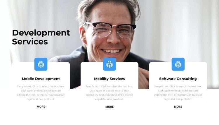 Application development services Homepage Design