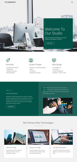 Trusty Relations In Business - Free Website Template