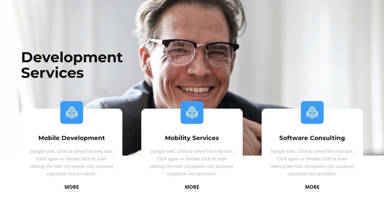 Application development services HTML Template