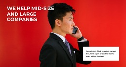 Awesome HTML5 Template For We Oversee The Project