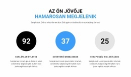 Funkciószámláló HTML CSS Webhelysablon