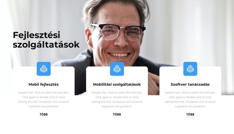 Alkalmazásfejlesztési szolgáltatások HTML Sablon