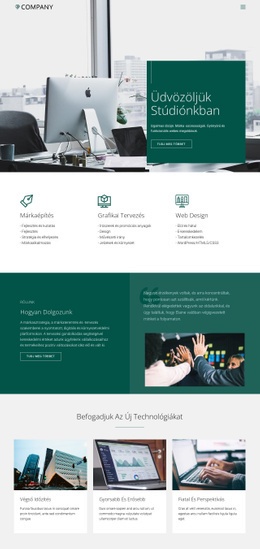 Megbízható Kapcsolatok Az Üzleti Életben - Céloldal Sablon