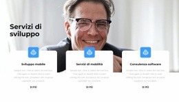 Progettazione Del Sito Web Per Servizi Di Sviluppo Di Applicazioni