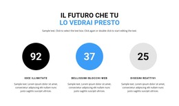 Contatore Di Funzionalità - Layout Del Sito Web HTML